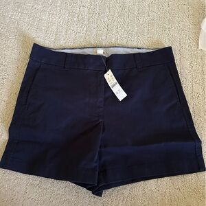 Brand new NWT Jcrew 4 inch chino shorts navy